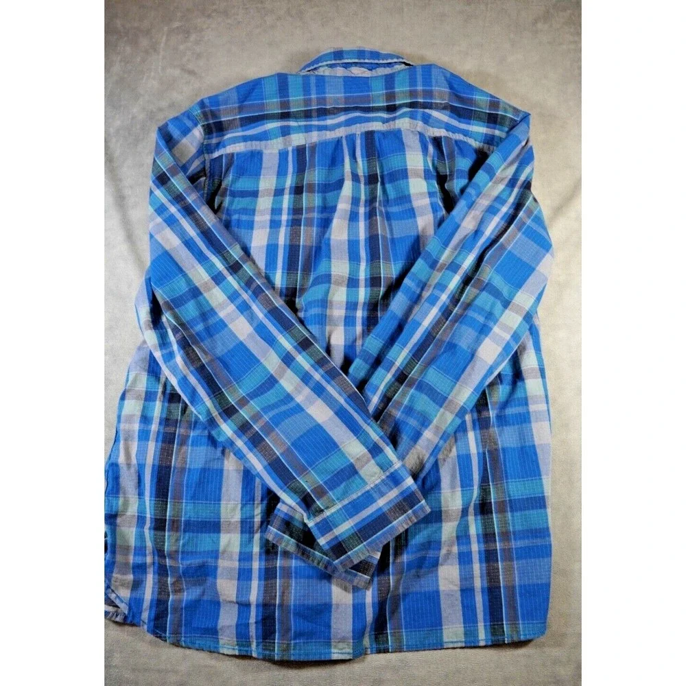 The North Face Mens‎ XL Long Sleeve Button Up Shirt Regular Fit Multicolor Plaid